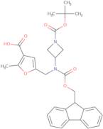 5-[({1-[(tert-Butoxy)carbonyl]azetidin-3-yl}({[(9H-fluoren-9-yl)methoxy]carbonyl})amino)methyl]-...