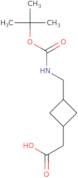 2-[3-({[(tert-Butoxy)carbonyl]amino}methyl)cyclobutyl]acetic acid