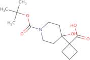 1-{1-[(tert-Butoxy)carbonyl]-4-hydroxypiperidin-4-yl}cyclobutane-1-carboxylic acid