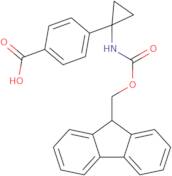 4-[1-({[(9H-Fluoren-9-yl)methoxy]carbonyl}amino)cyclopropyl]benzoic acid