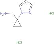 [1-(1H-Pyrazol-1-yl)cyclopropyl]methanamine dihydrochloride