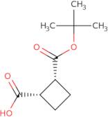 rac-(1R,2S)-2-[(tert-Butoxy)carbonyl]cyclobutane-1-carboxylic acid