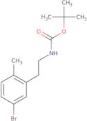 tert-Butyl N-[2-(5-bromo-2-methylphenyl)ethyl]carbamate