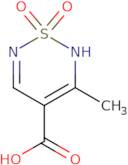 5-Methyl-1,1-dioxo-2H-1λ⁶,2,6-thiadiazine-4-carboxylic acid