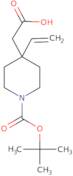 2-{1-[(tert-Butoxy)carbonyl]-4-ethenylpiperidin-4-yl}acetic acid