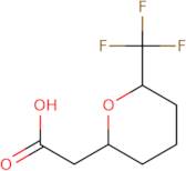 2-[6-(Trifluoromethyl)oxan-2-yl]acetic acid