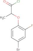 2-(4-Bromo-2-fluorophenoxy)propanoyl chloride