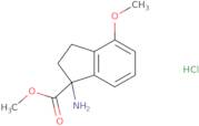 Methyl 1-amino-4-methoxy-2,3-dihydro-1H-indene-1-carboxylate hydrochloride