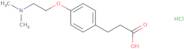 3-{4-[2-(Dimethylamino)ethoxy]phenyl}propanoic acid hydrochloride