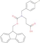 3-{[(9H-Fluoren-9-ylmethoxy)carbonyl][(4-fluorophenyl)methyl]amino}propanoic acid