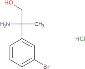 2-Amino-2-(3-bromophenyl)propan-1-ol hydrochloride