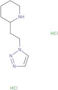 2-[2-(1H-1,2,3-Triazol-1-yl)ethyl]piperidine dihydrochloride