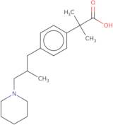 2-Methyl-2-(4-(2-methyl-3-(piperidin-1-yl)propyl)phenyl)propanoic acid