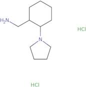 [2-(Pyrrolidin-1-yl)cyclohexyl]methanamine dihydrochloride