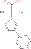 2-Methyl-2-[4-(pyridin-4-yl)-1H-1,2,3-triazol-1-yl]propanoic acid