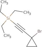 [2-(1-Bromocyclopropyl)ethynyl]triethylsilane