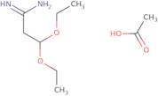 3,3-Diethoxypropanimidamide, acetic acid