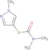 N,N-Dimethyl-1-[(1-methyl-1H-pyrazol-4-yl)sulfanyl]formamide