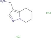 {4H,5H,6H,7H-Pyrazolo[1,5-a]pyridin-3-yl}methanamine dihydrochloride