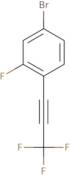 4-Bromo-2-fluoro-1-(3,3,3-trifluoroprop-1-yn-1-yl)benzene