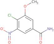 4-Chloro-3-methoxy-5-nitrobenzamide