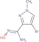 4-Bromo-1-methyl-1H-pyrazole-3-amidoxime