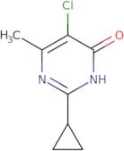 5-Chloro-2-cyclopropyl-6-methyl-pyrimidin-4-ol