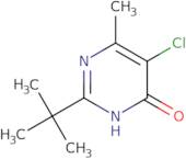 2-tert-Butyl-5-chloro-6-methyl-pyrimidin-4-ol