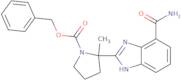(R)-Benzyl 2-(7-carbamoyl-1H-benzo[D]imidazol-2-yl)-2-methylpyrrolidine-1-carboxylate