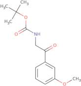 tert-Butyl N-[2-(3-methoxyphenyl)-2-oxoethyl]carbamate