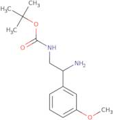 [2-Amino-2-(3-methoxy-phenyl)-ethyl]-carbamic acid tert-butyl ester