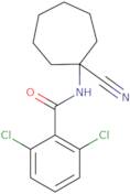 2,6-Dichloro-N-(1-cyanocycloheptyl)benzamide