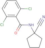 2,6-Dichloro-N-(1-cyanocyclopentyl)benzamide