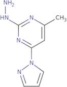 2-Hydrazinyl-4-methyl-6-(1H-pyrazol-1-yl)pyrimidine