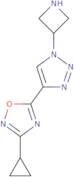 5-[1-(Azetidin-3-yl)triazol-4-yl]-3-cyclopropyl-1,2,4-oxadiazole