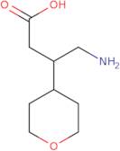 4-Amino-3-(oxan-4-yl)butanoic acid