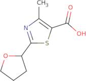 4-Methyl-2-(oxolan-2-yl)-1,3-thiazole-5-carboxylic acid