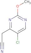 2-(5-Chloro-2-methoxypyrimidin-4-yl)acetonitrile