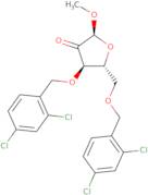 Methyl 3,5-di-O-(2,4-dichlorobenzyl)-2-keto-a-D-ribofuranoside