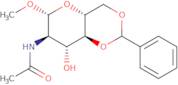 Methyl 2-acetamido-4,6-O-benzylidene-2-deoxy-b-D-glucopyranoside