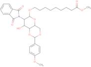 8-Methoxycarbonyloctyl 2-deoxy-4,6-O-(4-methoxybenzylidene)-2-phthalimido-b-D-glucopyranoside