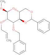 Methyl 2-O-allyl-3-O-benzyl-4,6-O-benzylidene-a-D-mannopyranoside