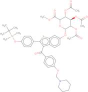 Methyl 1-(4'-tert-butyldimethylsilyl-6-hydroxyraloxifene)-2,3,4-tri-O-acetyl-b-D-glycopyranuronate