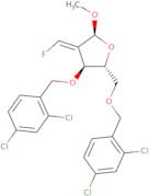 Methyl 2-deoxy-3,5-bis-O-(3,5-dichlorophenyl)-2E-(fluoromethylene)-a-D-erythro-pentofuranoside