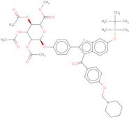 Methyl 1-(6-tert-butylmethylsilyl-4'-hydroxyraloxifene)-2,3,4,-tri-O-acetyl-b-D-glycopyranuronate