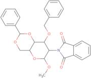 Methyl 3-O-benzyl-4,6-O-benzylidene-2-deoxy-2-phthalimido-b-D-glucopyranose