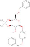 4-Methoxyphenyl 2,6-di-O-benzyl-3,4-O-isopropylidene-b-D-galactopyranose