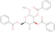 Methyl 2,3,6-tri-O-benzoyl-4-deoxy-4-chloro-α-D-glucopyranoside