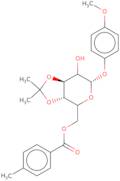 4-Methoxyphenyl 3,4-O-isopropylidene-6-O-toluoyl-b-D-galactopyranoside