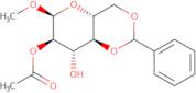 Methyl 2-O-acetyl-4,6-O-benzylidene-a-D-glucopyranoside